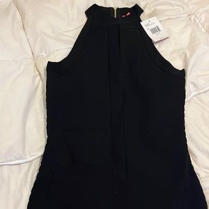 Guess high neck body con dress xs NWT